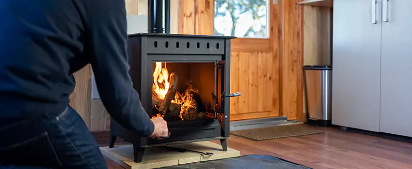 Open Hearth Wood Fireplace Installation in Mitchell, SD
