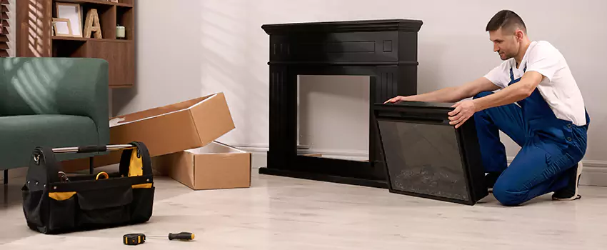 Old Rusted Metal Fireplace Repair And Replacement in Mitchell, SD