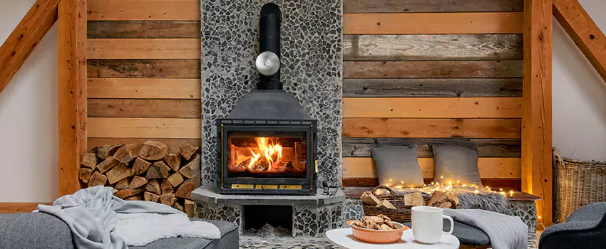 Thelin Hearth Products Direct Vent Gas Stove Fireplace Inspection in Mitchell, South Dakota